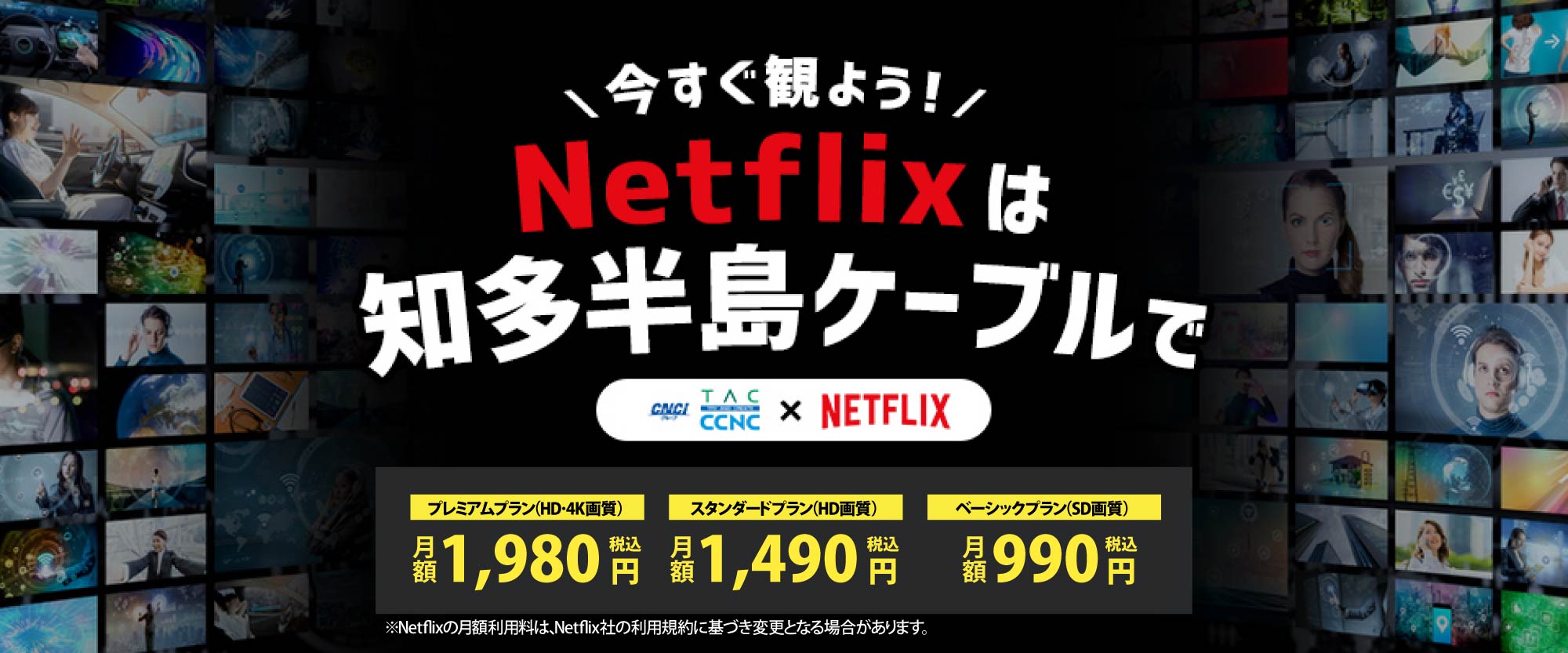 Netflix 知多半島ケーブルネットワーク